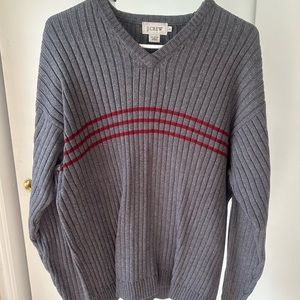 J.Crew V-neck varsity sweater: vintage 00s